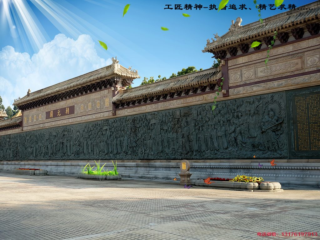 广场浮雕景墙-工厂石雕壁画-学校浮雕壁画怎么设计制作