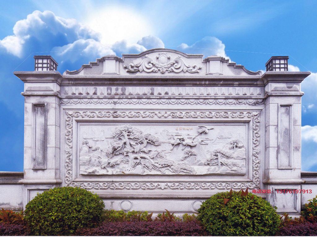 现代浮雕图片广场壁画墙装饰大全