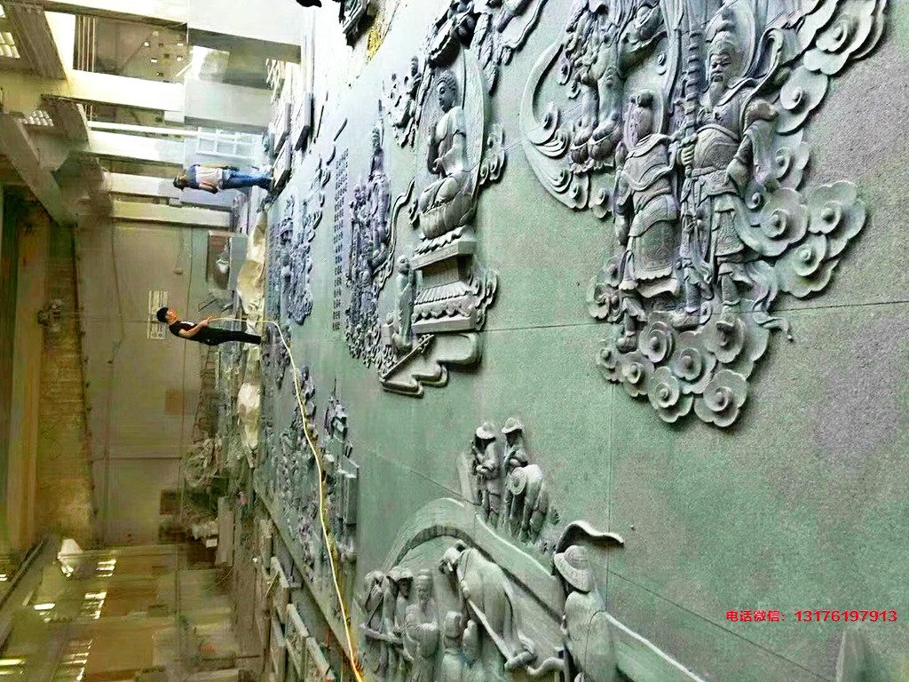 传统石雕壁画和西方浮雕的图片样风格区别