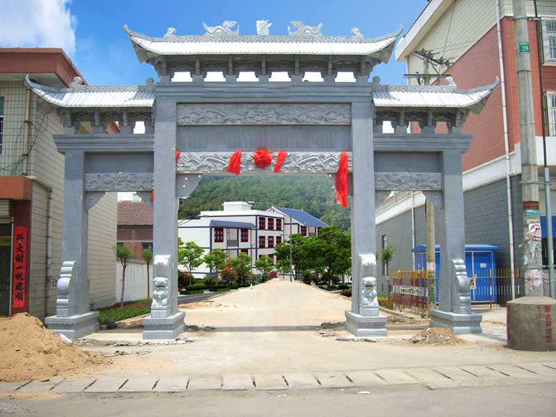 山东村口门楼起什么作用