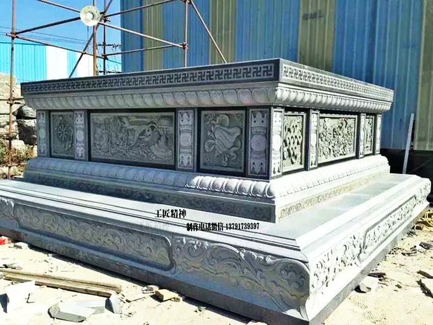 寺院佛台，石雕须弥座雕刻图片